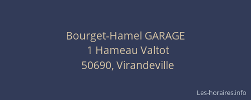 Bourget-Hamel GARAGE
