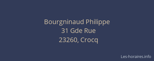 Bourgninaud Philippe