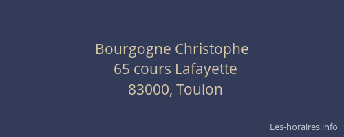 Bourgogne Christophe