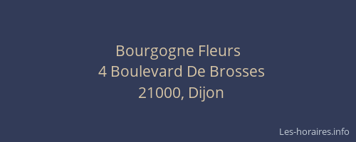 Bourgogne Fleurs