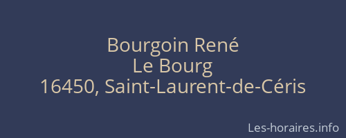 Bourgoin René