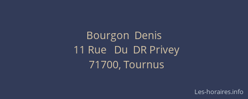 Bourgon  Denis