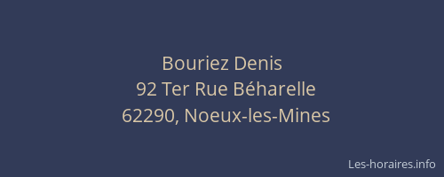 Bouriez Denis