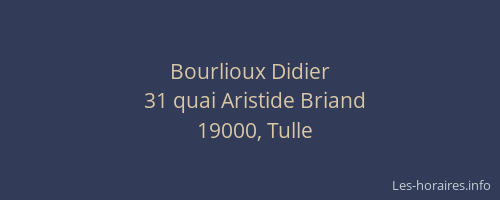 Bourlioux Didier