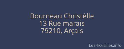Bourneau Christèlle