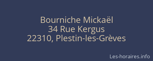 Bourniche Mickaël