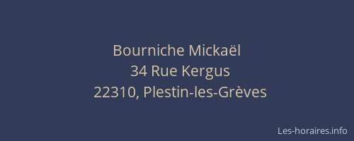 Bourniche Mickaël