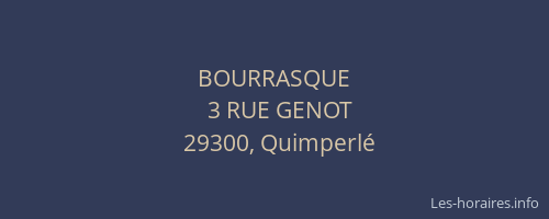 BOURRASQUE