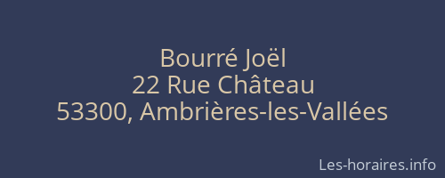Bourré Joël