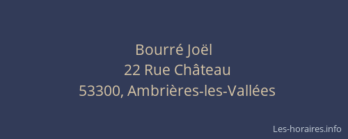 Bourré Joël