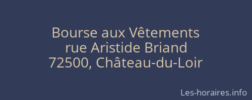 Bourse aux Vêtements