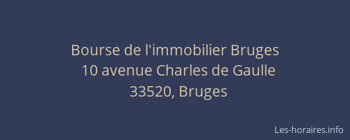 Bourse de l'immobilier Bruges