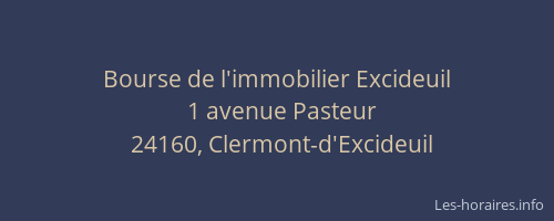 Bourse de l'immobilier Excideuil