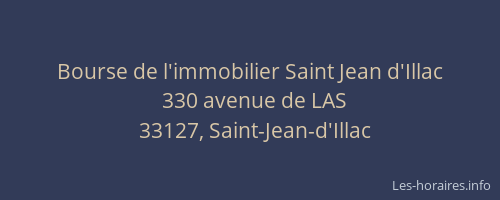 Bourse de l'immobilier Saint Jean d'Illac