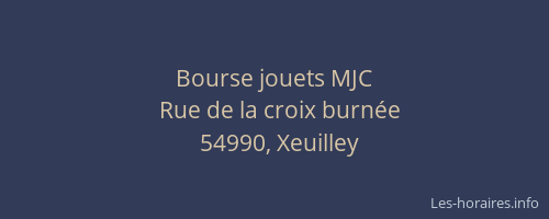 Bourse jouets MJC