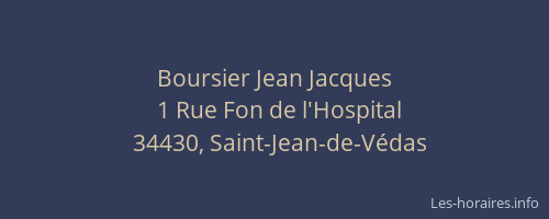 Boursier Jean Jacques