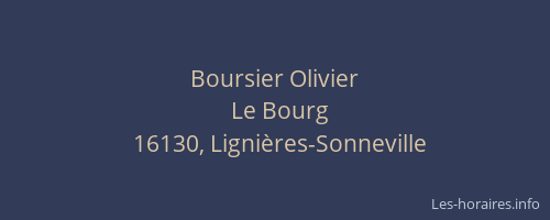 Boursier Olivier
