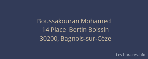 Boussakouran Mohamed