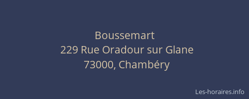 Boussemart