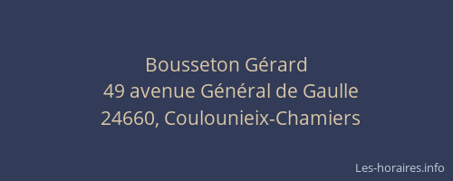 Bousseton Gérard