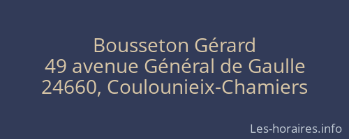 Bousseton Gérard