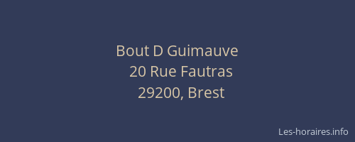 Bout D Guimauve