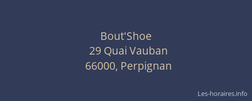 Bout'Shoe