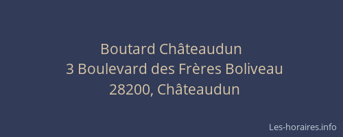 Boutard Châteaudun