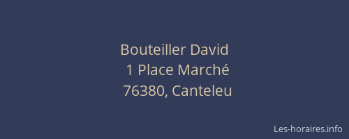 Bouteiller David