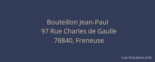Bouteillon Jean-Paul