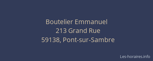 Boutelier Emmanuel