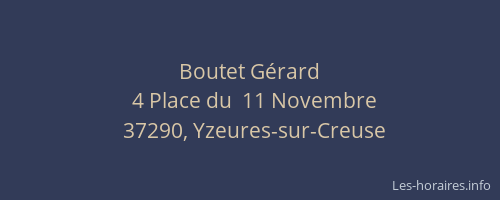 Boutet Gérard