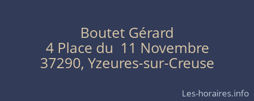 Boutet Gérard