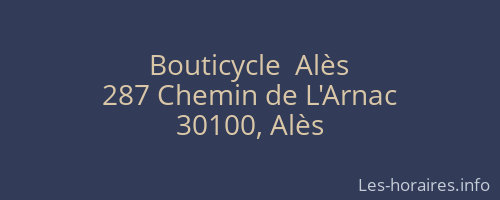 Bouticycle  Alès