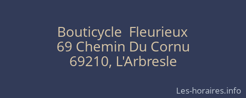 Bouticycle  Fleurieux
