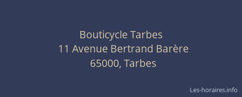 Bouticycle Tarbes