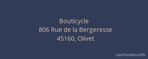Bouticycle