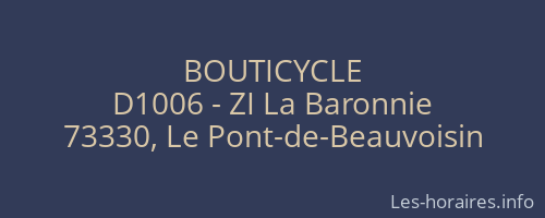 BOUTICYCLE
