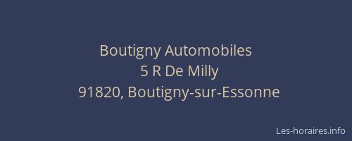 Boutigny Automobiles