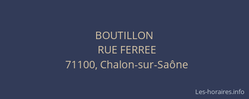 BOUTILLON