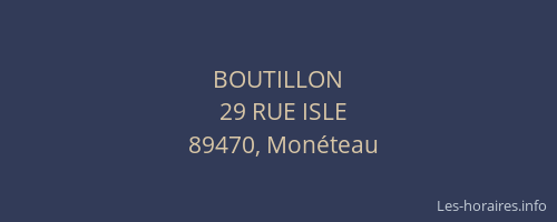 BOUTILLON