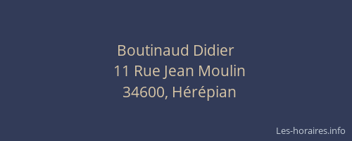 Boutinaud Didier