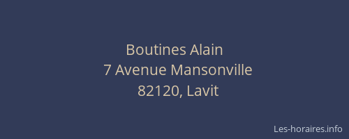 Boutines Alain