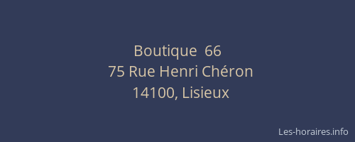 Boutique  66