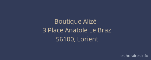 Boutique Alizé