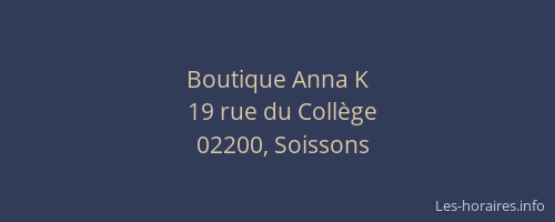 Boutique Anna K