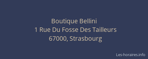 Boutique Bellini