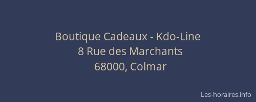 Boutique Cadeaux - Kdo-Line