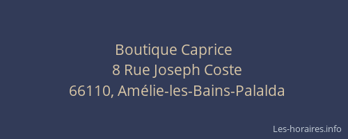 Boutique Caprice