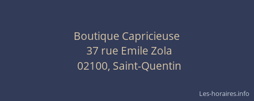 Boutique Capricieuse